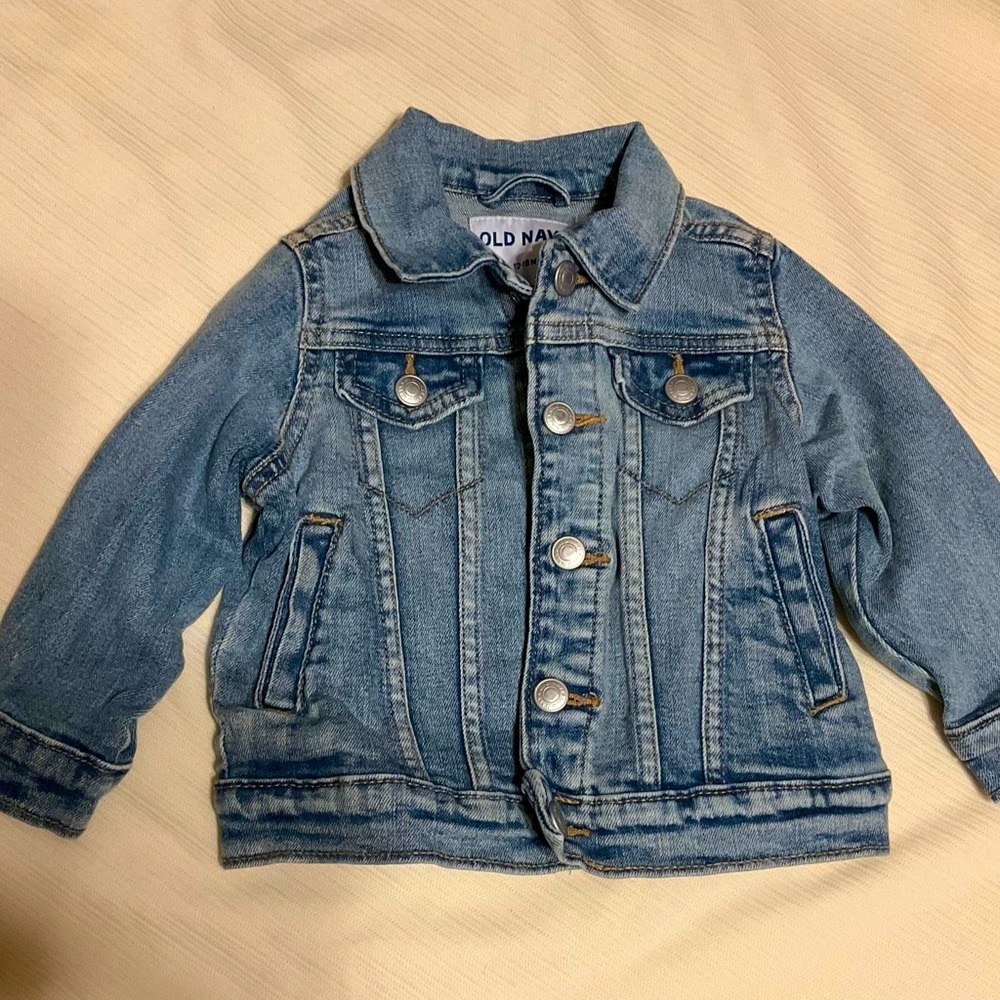 Girls Old Navy Blue Jean Jacket Classic Style